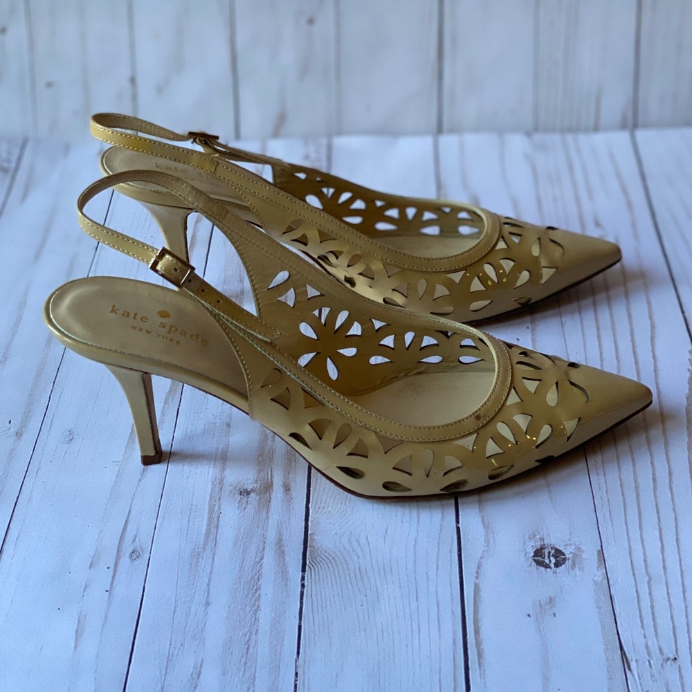 Authentic Kate Spade Leather Heels Pump